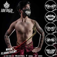 Mask The trusses can be adjusted to the ears. Flex. Pak Khon Ramayana 5 patterns. Identity that clearly reflects Thai identity. Concave mask adjustable ear strap Flex Pak Khon Ramayana 5 pattern No. F7Ac25-0046