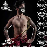 ผ้าปิดปากเว้าหูปรับสายได้ Flex ลายปาก โขนรามเกียรติ์ 5 ลาย เอกลักษณ์ที่เเสดงความเป็นไทยได้อย่างชัดเจน หน้ากากเว้าหูปรับสายได้ Flex ลายปาก โขนรามเกียรติ์ 5 ลาย No. F7Ac25-0046