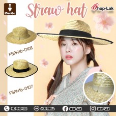 Panama hat, bamboo frame, wide brim, beautiful hat suitable for all seasons. Light and comfortable to wear, stylish model F5Ah16-0107.