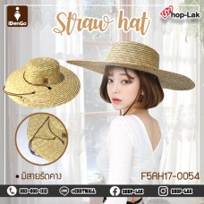 Cake-style hat, straw hat, bamboo frame, wide brim, with chin strap, beautiful shape, good work, comfortable to wear, model.F5Ah17-0054