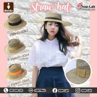  CAKE hat, weave, wide brim, ribbon with 3 colors, beautiful shape, made from natural materials, comfortable to wear, model F5Ah17-0063.