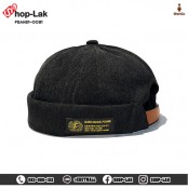 Miki Hat หมวกมิกิ หมวกลูกฟูก สายปรับหนังแบบเข็มขัด หมวกทรงกลมไม่มีปีก หมวกแตงโม หมวกวัยรุ่น สีพื้น No.F5Ah31-0091