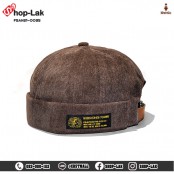 Miki Hat หมวกมิกิ หมวกลูกฟูก สายปรับหนังแบบเข็มขัด หมวกทรงกลมไม่มีปีก หมวกแตงโม หมวกวัยรุ่น สีพื้น No.F5Ah31-0091