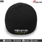 หมวกแก๊ปเต็มใบ หมวกแก๊ป ผู้ชาย Monster Energy Cap ผ้ายืดหยุ่นสูง แบบไม่มีที่ปรับ แบบเป็นไซด์ ขนาด 56-58 cm รุ่น F7Ah15-0161