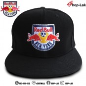 หมวก HIPHOP เต็มใบ หมวก HIPHOP สีดำ โลโก้ RedBull NewYork งานปักสวย สินค้า มีทั้งหมด 3 SIZE No.F7Ah47-0106