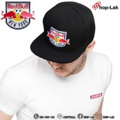 หมวก HIPHOP เต็มใบ หมวก HIPHOP สีดำ โลโก้ RedBull NewYork งานปักสวย สินค้า มีทั้งหมด 3 SIZE No.F7Ah47-0106