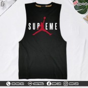 เสื้อกล้ามแฟชั่นผู้ชาย ผ้า COTTON รีด Flex ลาย Jordan Supreme ที่หน้าอก เนื้อนิ่ม ใส่สบาย มี 2 สี 4 ไซด์ No.F7Cs01-0169