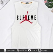 เสื้อกล้ามแฟชั่นผู้ชาย ผ้า COTTON รีด Flex ลาย Jordan Supreme ที่หน้าอก เนื้อนิ่ม ใส่สบาย มี 2 สี 4 ไซด์ No.F7Cs01-0169