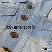 Iron on arm, iron on, embroidered harley davidson pattern. There are 3 designs to choose from. Model P7Aa52-0676. Ready to ship!!!!