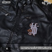 Ironing Arm Iron on the shirt, embroidered HD logo, high-fashion, chic logo, embroidered orange, gray, black, poly black background /Size 6.5*10.5cm, model P7Aa52-0674, ready to ship!!!!