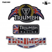 อาร์มรีดติดเสื้อ ตัวรีดติดเสื้อ ปักลาย Triumph มีทั้งหมด 3 แบบ สินค้าคุณภาพดีสมราคา รุ่น P7Aa52-0679 พร้อมส่ง!!!!