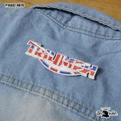 Embroidered Triumph Patch There are 3 designs. Good quality products. Reasonable price. Model P7Aa52-0679. Ready to ship!!!!