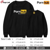 พอร์นฮับ เสื้อกันหนาว เสื้อแขนยาว ผ้านุ่ม สกีนลายตัวอักษร Porn hub ใส่แล้วมีสไตล์ รุ่น F7Cs01-0177