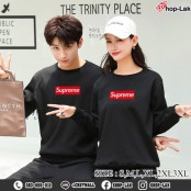 เสื้อแขนยาว เสื้อกันหนาว เสื้อแฟชั่น สกรีนลาย Supreme ผ้านุ่ม สวยๆสไตล์ยุโรป รุ่น F7Cs01-0189