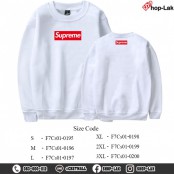 เสื้อแขนยาว เสื้อกันหนาว เสื้อแฟชั่น สกรีนลาย Supreme ผ้านุ่ม สวยๆสไตล์ยุโรป รุ่น F7Cs01-0189