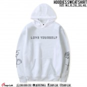 เสื้อกันหนาว BTS Bangtan Boys JUNGKOOK Love Yourself เสื้อกันหนาวแบบมีฮู้ด BTS JIMIN รุ่น F7Cs04-0380