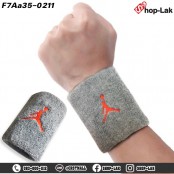 ผ้ารัดข้อมือ JORDAN Wristband ซับเหงื่อ กันเหงื่อ ระหว่างออกกำลังกาย NO.F7Aa35-0209