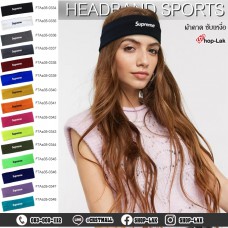 Sweat-resistant headband, sweat-resistant headband, plastel color, available in 15 colors, Flex Supreme pattern, model F7Aa35-0334.