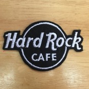 อาร์มติดเสื้อปักลาย Hard Rock ของตกเเต่งเครื่องเเต่งกาย ติดเสื้อผ้าลายปัก HARD ROCK แผ่นรีดติดเสื้อปักลาย Hard rock No. F3Aa51-0005