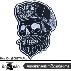 อาร์มติดเสื้อลาย herencia custom garage อุปกรณ์ตกเเต่ง  herencia custom garage งานปักลาย  herencia custom garage No. F3Aa51-0008