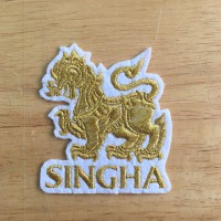 Arm, embroidered shirt, SINGHA, embroidery, SINGHA embroidery pattern, gold thread