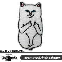 The arm is attached to the striped shirt of the cat. Cat shirt with finger print The device is designed to cover the finger. Decorated jewelry, body accessories, rolled arms, embroidery work No. F3Aa51-0005