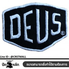 อาร์มติดเสื้อลายDEUS ป้ายตัวรีดติดเสื้อลายDEUS ป้ายติดเสื้อลายDEUS ตัวรีดติดเสื้อลายDEUS No. F3Aa51-0006