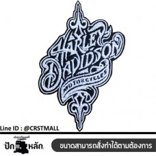 โลโก้ Harley davidson ป้ายลาย harley davidson ป้ายติดเสื้อลาย harley davidson อาร์มรีดติดเสื้อ ลาย ฮาร์เล่ย์ No. F3Aa51-0009