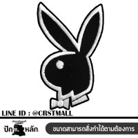 งานปัก ลวดลาย สติกเกอร์ติดเสื้อลายPlayboy ป้ายตัวรีดติดเสื้อลายPlayboy ตัวรีดติดเสื้อลายPlayboy อาร์มรีดติดเสื้อลายPlayboy No. F3Aa51-0005