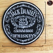 Jack Daniel ป้ายตัวรีดติดเสื้อลายJack Daniel ตัวรีดติดเสื้อลายJack Daniel อาร์มรีดติดเสื้อลายJack Daniel โลโก้งานปัก No. F3Aa51-0010