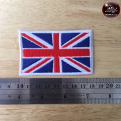 งานปักลายธงชาติอังกฤษ ป้ายตัวรีดติดเสื้อลายธงชาติ ตัวรีดติดเสื้อลายธงชาติอังกฤษ อาร์มรีดติดเสื้อลายธงชาติอังกฤษ ปักติดเสื้อลายธงชาติ No. F3Aa51-0011