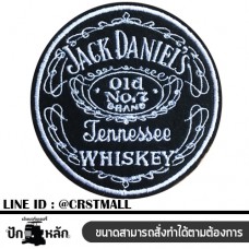 Jack Daniel Ironing badge Jack Jack pattern Ironing shirt Jack Daniel pattern Rolled shirt Jack Daniel logo Embroidery work No. F3Aa51-0010