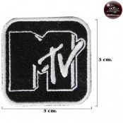 อาร์มติดเสื้อMTV ป้ายตัวรีดติดเสื้อMTV ตัวรีดติดเสื้อMTV อาร์มรีดติดเสื้อM TV อาร์มปักติดเสื้อM TV No. F3Aa51-0005