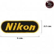 อาร์มติดเสื้อ Nikon ป้ายตัวรีดติดเสื้อ Nikon ตัวรีดติดเสื้อNikon อาร์มรีดติดเสื้อNikon ปักโลโก้ Nikon No. F3Aa51-0005