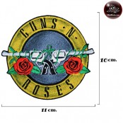 ปักโลโก้ Gun N Roses อาร์มติดเสื้อ Gun n roses ป้ายตัวรีดติดเสื้อ Gun n roses ตัวรีดติดเสื้อลาย Gun n roses No. F3Aa51-0021