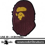 อาร์มติดเสื้อลาย A Bathing Ape  ป้ายตัวรีดติดเสื้อลาย A Bathing Ape   ตัวรีดติดเสื้อลาย A Bathing Ape  งานปักโลโก้ A Bathing Ape  No. P7Aa52-0134