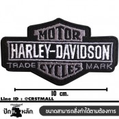อาร์มรีดติดเสื้อผ้า ลาย Harley Trademark  โลโก้งานปักลายHarley Trademark  โลโก้งานปักHarley Trademark   ตัวรีดติดเครื่องเเต่งกาย Harley Trademark  อาร์มรีดติดเครื่องเเต่งกาย No.F3Aa51-0008