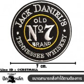 อาร์มรีดติดเสื้อลายJACK DANIEL ตัวรีดติดเสื้อ ลายJACK DANIEL อาร์มรีดติดเสื้อ ลายJACK DANIEL (F3Aa51-0007) 