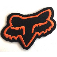 Arm-rolled clothes, embroidered arm, FOX, black, orange, rolled fabric, embroidered arm, FOX, black, orange, embroidery, arm, FOX, black, orange, rolled arm, embroidered pattern, arm, FOX, black, orange embroidery