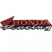 อาร์มรีดติดเสื้อผ้าปักHonda Racing แผ่นรีดติดผ้าปักHonda Racing งานปักHonda Racing อาร์มรีดปักลายHonda Racing งานปักพร้อมส่ง No.F3Aa51-0004