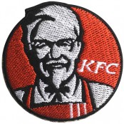 อาร์มรีดติดเสื้อผ้าปักKFC แผ่นรีดติดผ้าปักKFC งานปักKFC อาร์มรีดปักลายKFC งานปักพร้อมส่ง No .F3Aa51-0006