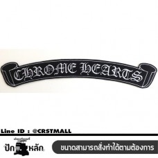 Arm rolled clothes, embroidered with CHROME HEARTS, rolled plate, embroidered shirt, CHROME HEARTS, arm attached to the shirt, CHROME HEARTS, iron embroidery, CHROME HEARTS, embroidery, NO. F3AA51-0011