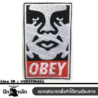 อาร์มรีดติดเสื้อผ้า ปัก OBAY แผ่นรีดติดเสื้อ ปักรูปOBAY งานปักติดเสื้อลายOBAY โลโก้รีดติดเสื้อลายตัวรีด ปักลาย OBAYพร้อมส่ง  No. F3Aa51-0010