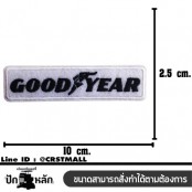 อาร์มปักลาย Good Year 10x2.5 cm ติดเสื้อติดหมวก ติดสินค้าแฟชั่น งาน DIY เสื้อผ้า งานปักระเอียด No.F3Aa51-0005