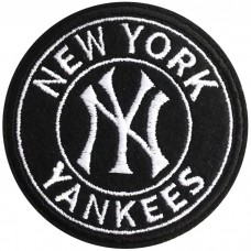 Embroidery arm NEW YORK YANKEES / Size 6 * 6cm # Embroidery black, white and black No.P7Aa52-0483