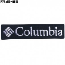 Shirt The iron is attached to the shirt, embroidered with Columbia LOGO / Size 8.5 * 2cm. # Embroidered black, white on black, model P7Aa52-0541.