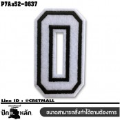 Embroidered number 0-9 patch #embroidered black on white fabric /SIZE 7*4 high quality detail No.P7Aa52-0637