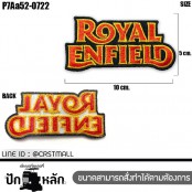 อาร์มติดเสื้อ ตัวรีดติดเสื้อ แพทติดเสื้อ Biker ลาย มอร์เตอร์ไซ ROYAL ENFIELD โลโก้แบบต่างๆ งานปักคุณภาพ ฝีมือคนไทย ส่งไว ไม่ผิดหวัง รุ่น P7Aa52-0717