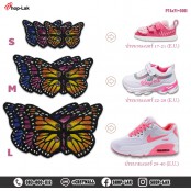 shoe pad shoe mount butterfly wings D.I.Y shoe decoration set for women, 1 pair, 3 colors, 3 sizes, model P7Aa71-0001