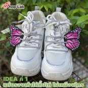 shoe pad shoe mount butterfly wings D.I.Y shoe decoration set for women, 1 pair, 3 colors, 3 sizes, model P7Aa71-0001